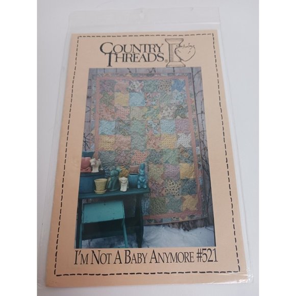 I'm Not A Baby Anymore  ~ Country Threads ~ Quilt 42" x 60" ~ Quilt Pattern - Picture 6 of 6